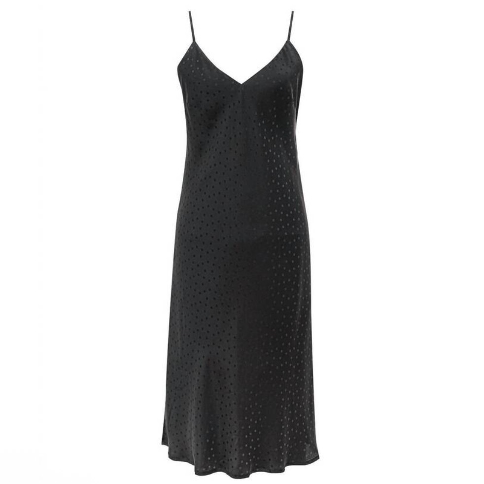 Nwt - Gold Hawk - Women's Jacquard Slip Dress - 100% Silk